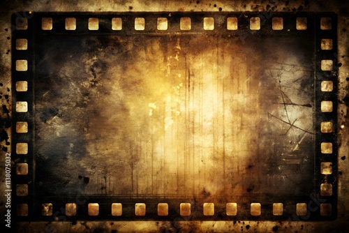 Grunge black scratched background, old film effect, distressed scary texture with space for a design resource