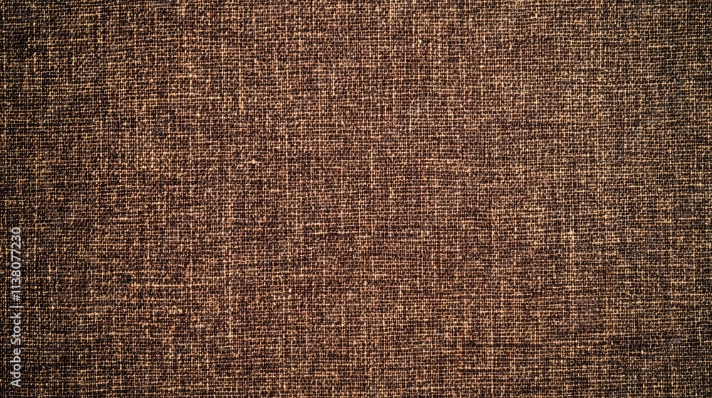 Textured natural fabric background in warm brown and beige tones suitable for interior design and textile applications. Textured natural fabric background in warm brown and beige tones suitable for interior design and textile applications.