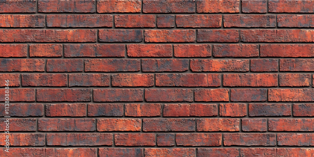 Obraz premium the old red brick wall