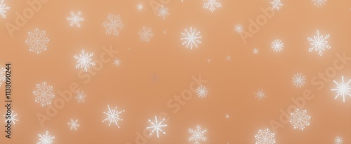 Photos Wintery Background with Snowflakes