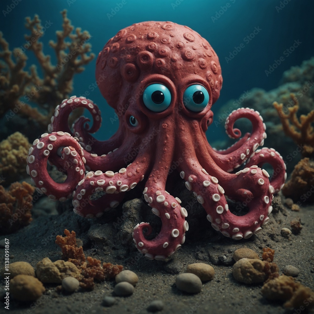 Discover the enchanting adventures of a clay octopus through a whimsical sea of joy Discover the enchanting adventures of a clay octopus through a whimsical sea of joy