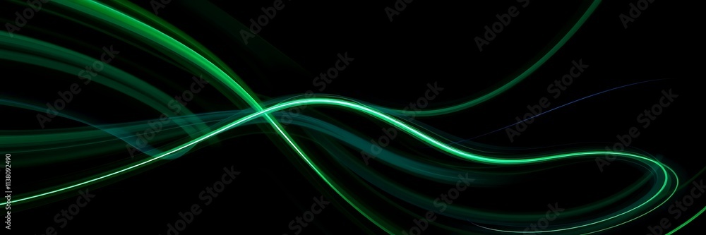 Dreamy Neon Flow: Vibrant Abstract Background with Wavy Light Patterns Dreamy Neon Flow: Vibrant Abstract Background with Wavy Light Patterns