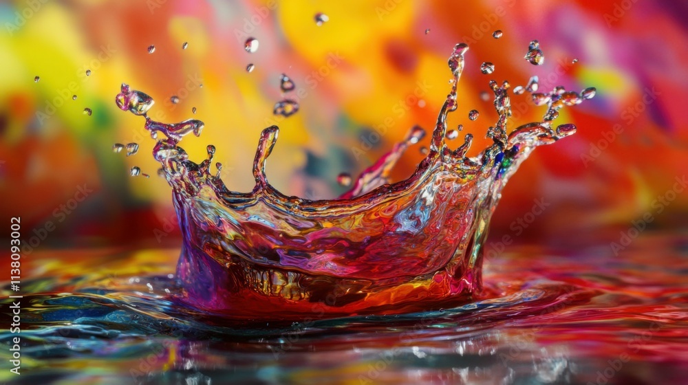 splash of water hitting the surface, vibrant motion, perfect for illustrating energy and fluidity splash of water hitting the surface, vibrant motion, perfect for illustrating energy and fluidity