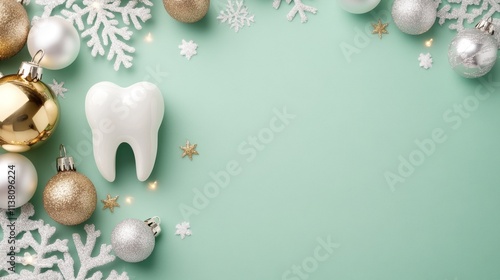 Dental Christmas background