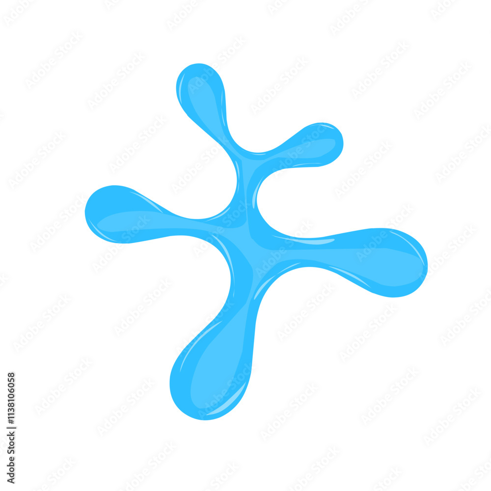 Water splash illustration. Water drop illustration Water splash illustration. Water drop illustration