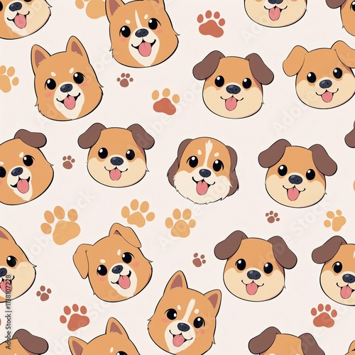 seamless pattern with animals