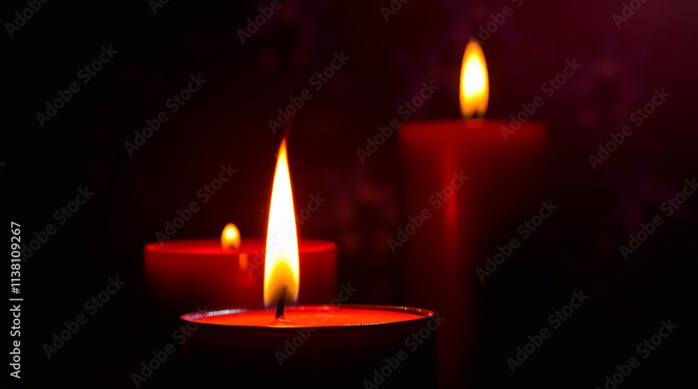 A sophisticated and elegant image depicting warm candlelight in rich burgundy and deep blue, featuring a glitter shiny background with flickering flames and a warm glow A sophisticated and elegant image depicting warm candlelight in rich burgundy and deep blue, featuring a glitter shiny background with flickering flames and a warm glow