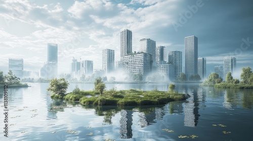 Symbolism of the necessity of a high level of modernization of the disaster resistance infrastructure in coastal cities in case of floods caused by climatic disturbances 3