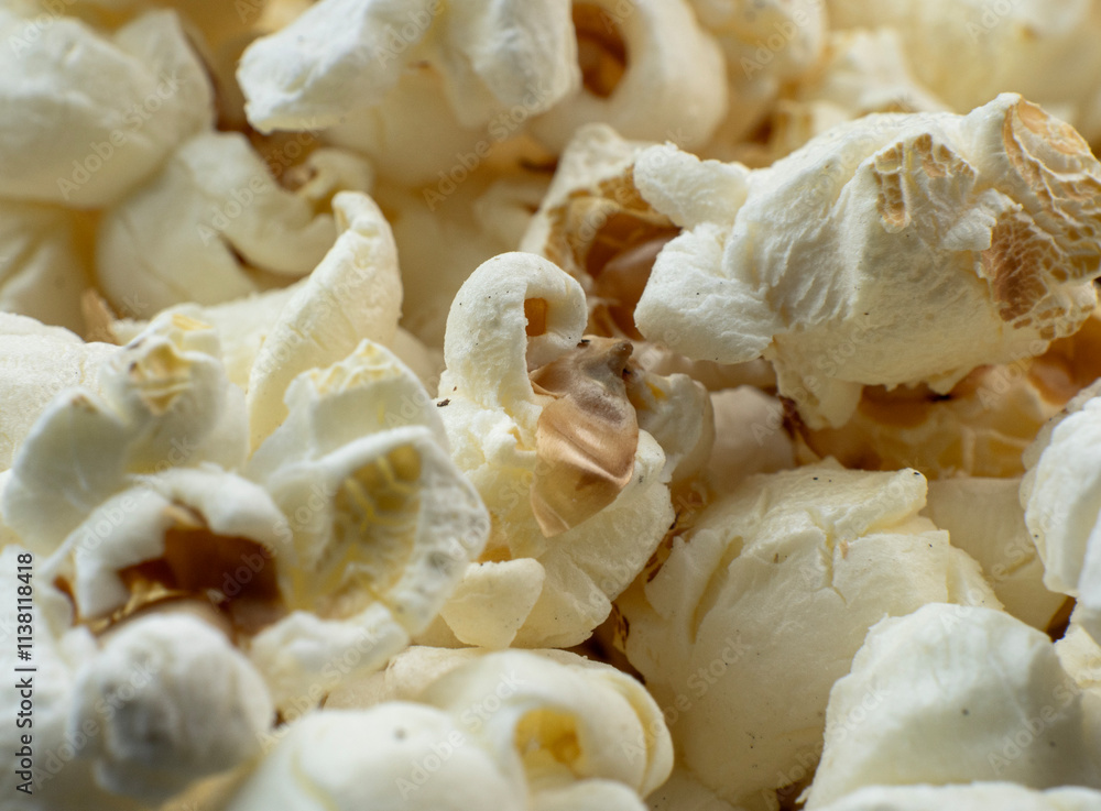close up of freshly popped popcorn close up of freshly popped popcorn