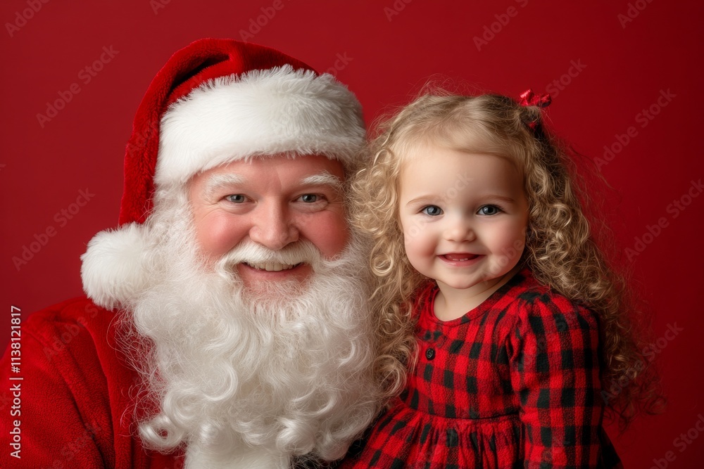 Isolated white baby girl in holiday lap on red background. Jolly yule, stunning baby girl! copyspace. Christmas cute family. Santa red kid portrait. Christmas photo idea. Cute photo with santa. Isolated white baby girl in holiday lap on red background. Jolly yule, stunning baby girl! copyspace. Christmas cute family. Santa red kid portrait. Christmas photo idea. Cute photo with santa.