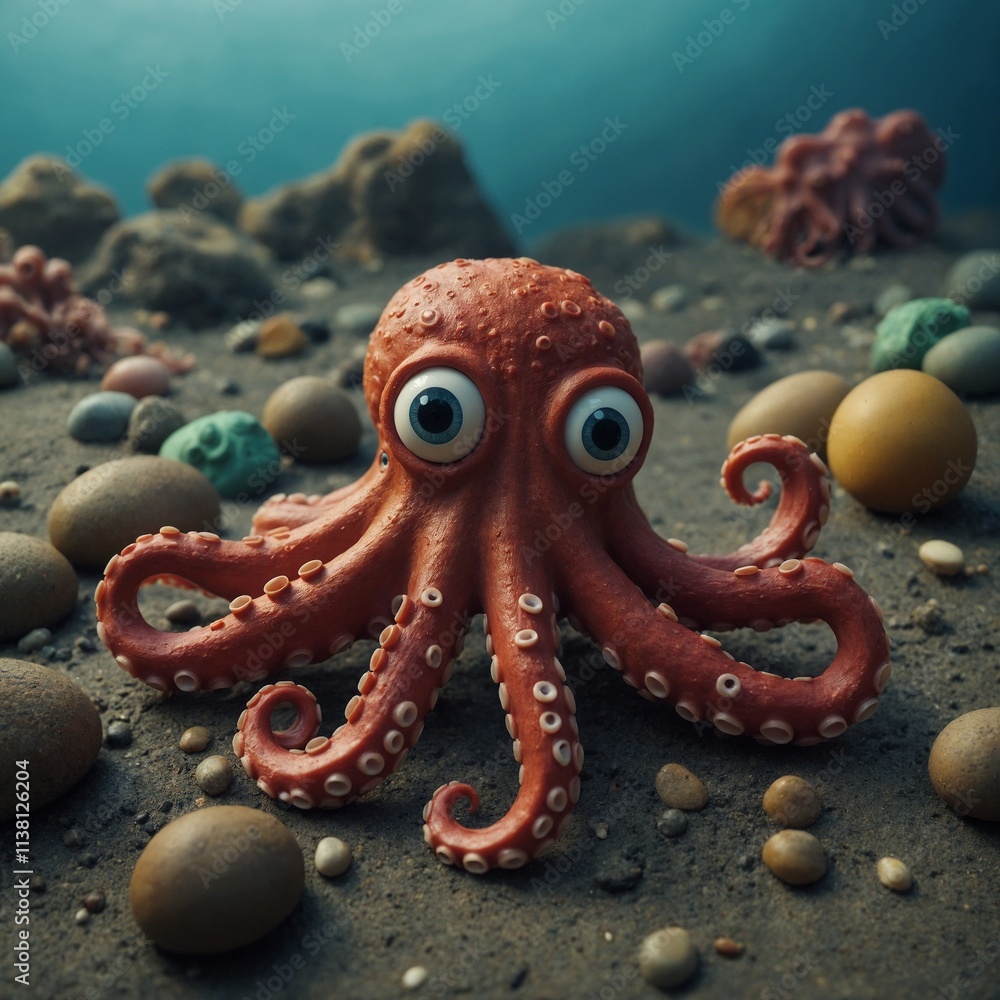 Discover the playful adventures of a clay octopus in a vibrant sea of creativity Discover the playful adventures of a clay octopus in a vibrant sea of creativity