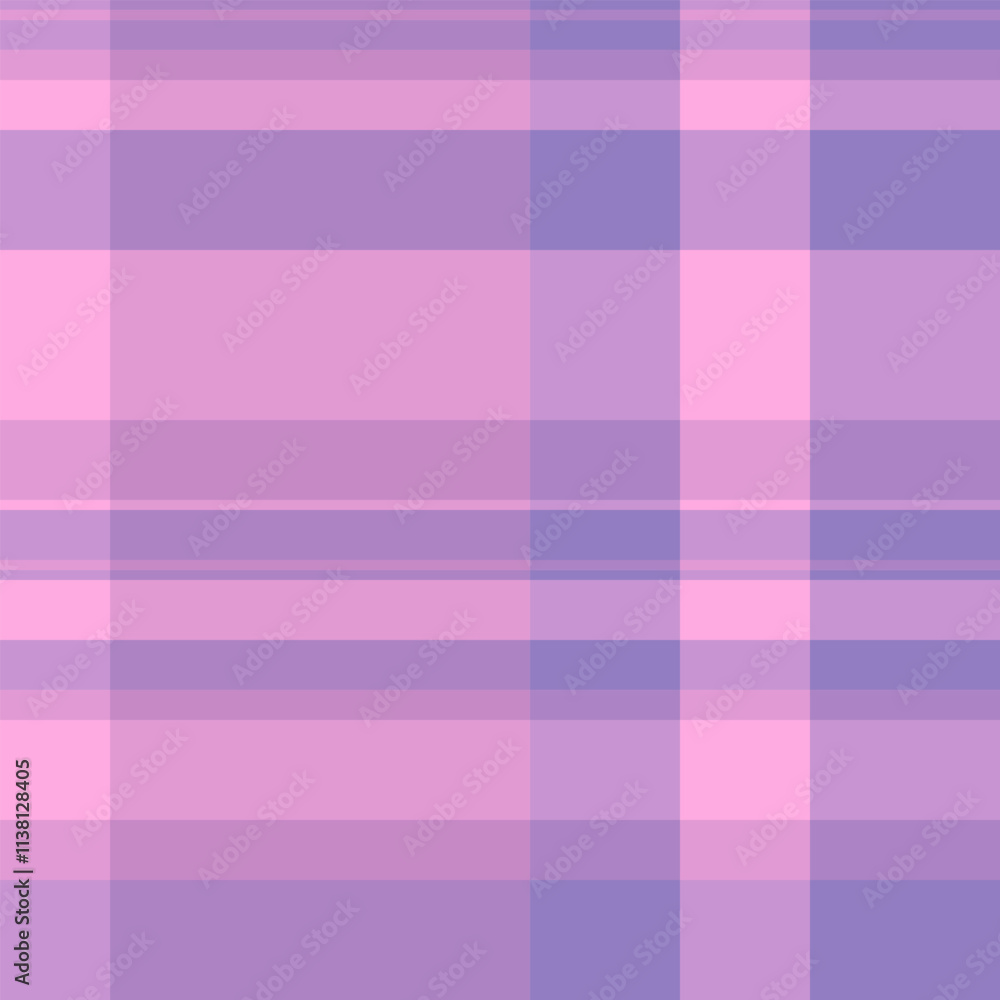 Pillow plaid seamless fabric, pure vector check texture. Brand tartan pattern textile background in pink and violet colors. Pillow plaid seamless fabric, pure vector check texture. Brand tartan pattern textile background in pink and violet colors.