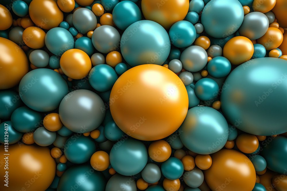 A colorful collection of various balls is gracefully floating in the air A colorful collection of various balls is gracefully floating in the air