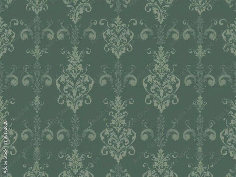 Elegant and intricate Seamless Damask wallpaper design for luxurious interior decor, seamless, pattern, elegant Elegant and intricate Seamless Damask wallpaper design for luxurious interior decor, seamless, pattern, elegant