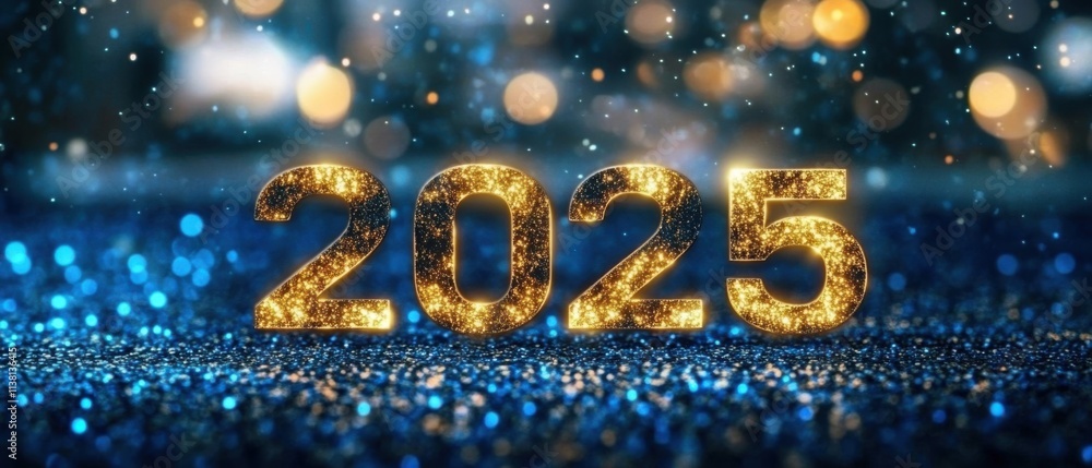 Sparkling 2025 New Years Eve Celebration Background Image Sparkling 2025 New Years Eve Celebration Background Image