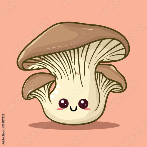 Oyster Mushroom Vector, Organic Mushrooms, Fresh Oyster Mushrooms: Healthy and Nutritious Cooking Ingredients