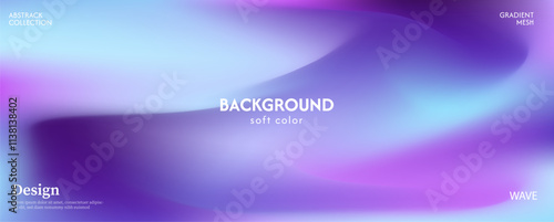 Minimalist pastel color wave abstract background. The surface texture of the fabric is strong. Dark colored background with space for design.