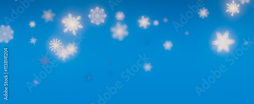 Abstract Winter Wonderland