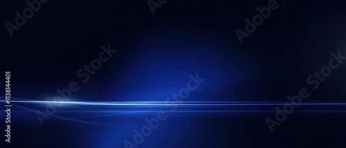 Abstract Blue Light Streaks Background, Digital Art, Modern Design