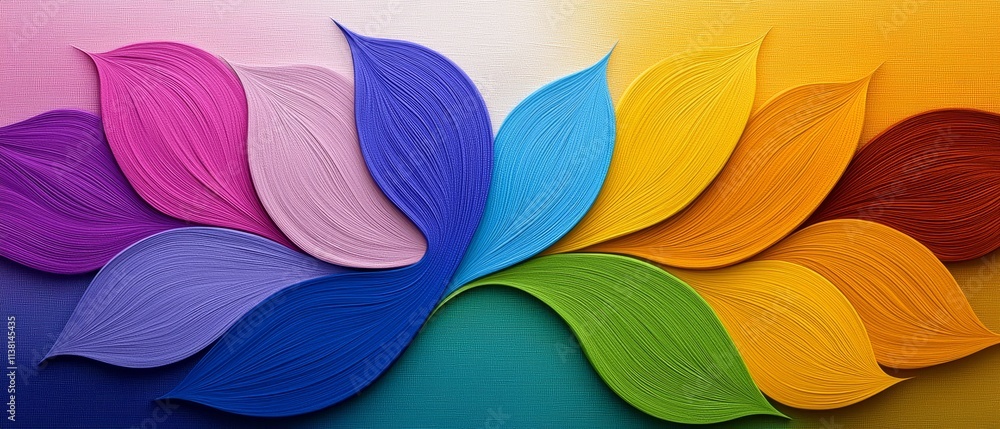 custom made wallpaper toronto digitalColorful Abstract Petal Design Background Texture