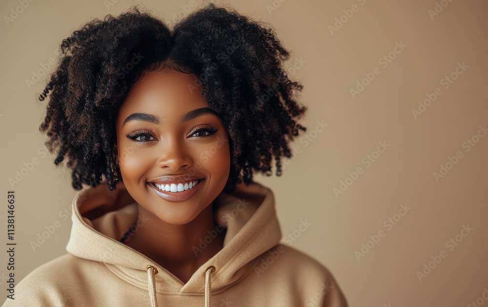 smiling beauty woman with casual sweatshirt in color background smiling beauty woman with casual sweatshirt in color background