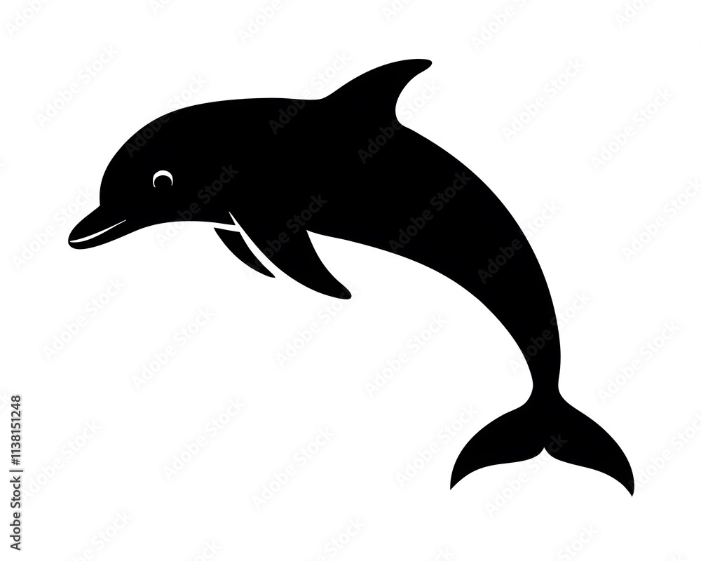 dolphin isolated on white background dolphin isolated on white background
