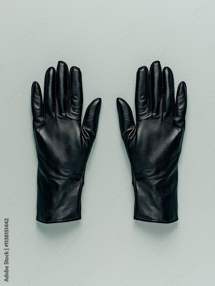 Pair of Black Leather Gloves Pair of Black Leather Gloves