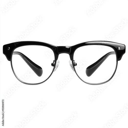 Glasses for vision. White background.