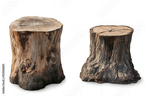 Transparent PNG Available - Wooden Tree Log Trunk for Nature and Texture Design. photo