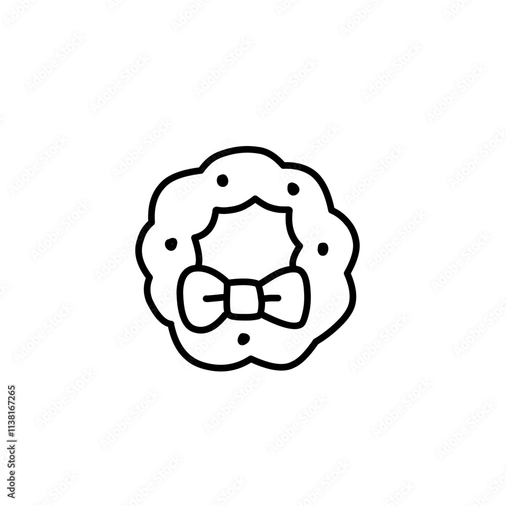 christmas line icon christmas line icon