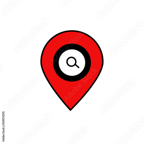 Free Download location silhouette icon design template	 - GFXLoad
