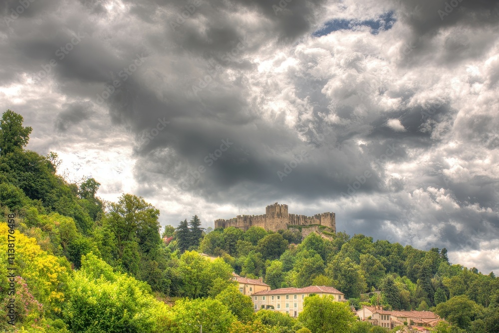 Ancient Castle on a Hill Ancient Castle on a Hill