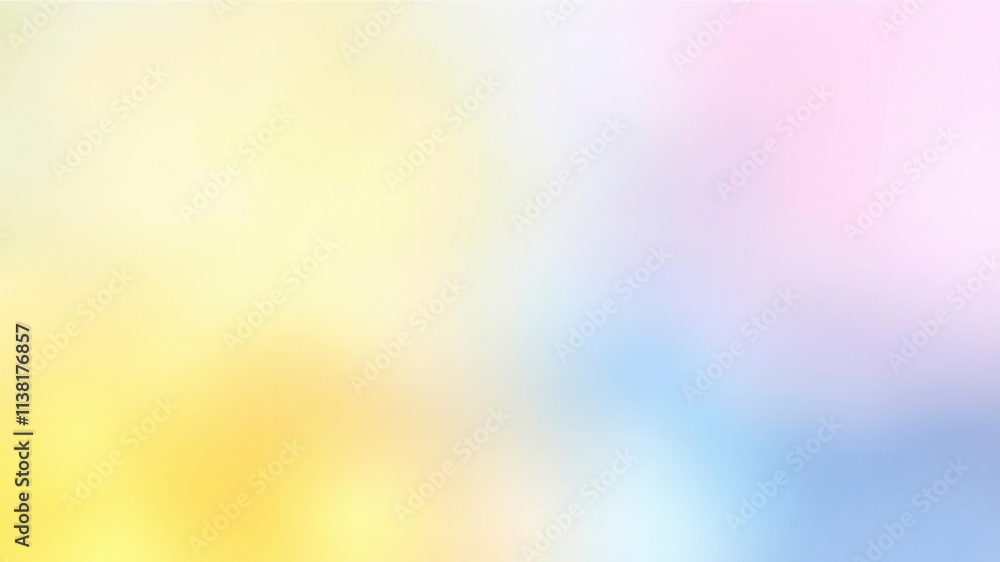 Abstract pastel background with a fuzzy gradient in pink, blue, and yellow hues, colors, soft Abstract pastel background with a fuzzy gradient in pink, blue, and yellow hues, colors, soft