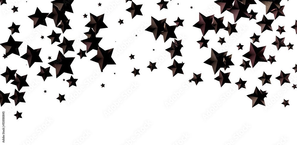 Galactic Christmas Descent: Enthralling 3D Illustration of Falling Holiday Stars from the Cosmos Galactic Christmas Descent: Enthralling 3D Illustration of Falling Holiday Stars from the Cosmos