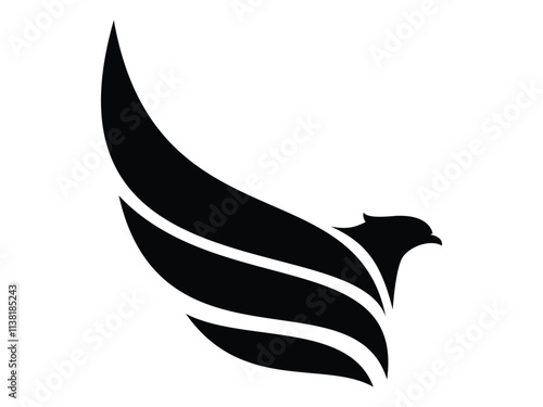 Art & Illustration logo eagle wing