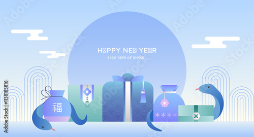 New year of Blue snake