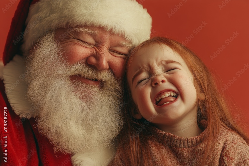 Gleeful xmas, gorgeous toddler girl! copyspace. Isolated white toddler girl in festive knee on red background. Kid on santa's lap. Cute photo with santa. Cute christmas red family. Gleeful xmas, gorgeous toddler girl! copyspace. Isolated white toddler girl in festive knee on red background. Kid on santa's lap. Cute photo with santa. Cute christmas red family.