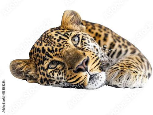 Spotted Leopard Lying Down