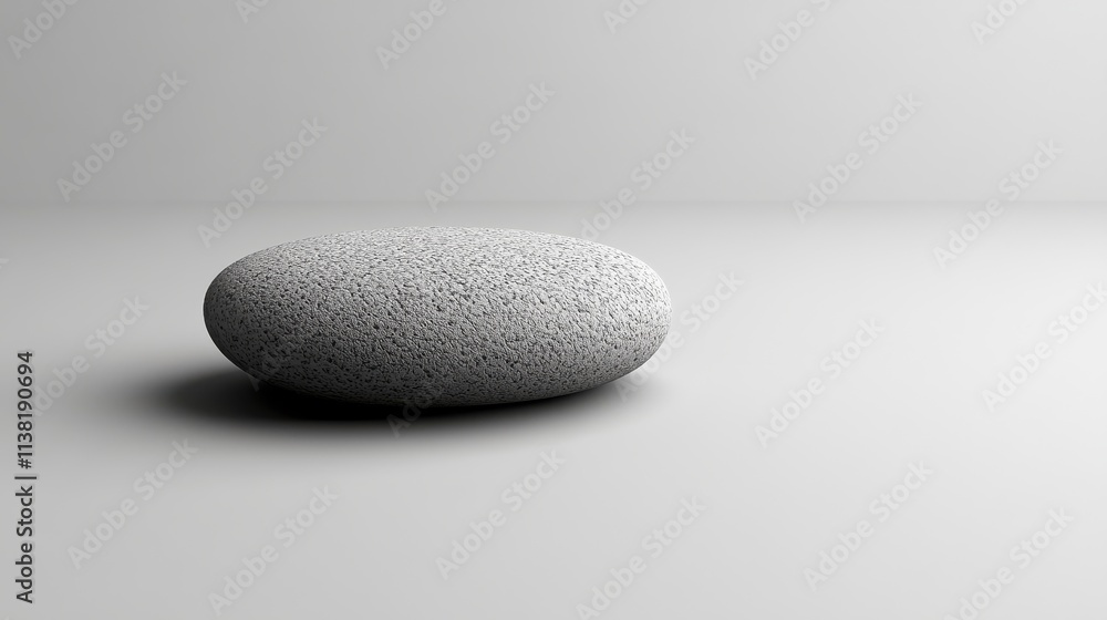 Book Cover Design, Smooth Stone on Plain Background for Artistic Use Book Cover Design, Smooth Stone on Plain Background for Artistic Use