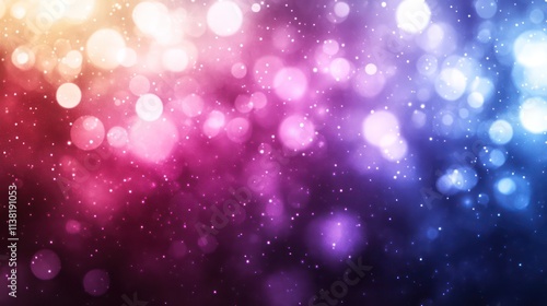 Abstract bokeh background with vibrant colors.