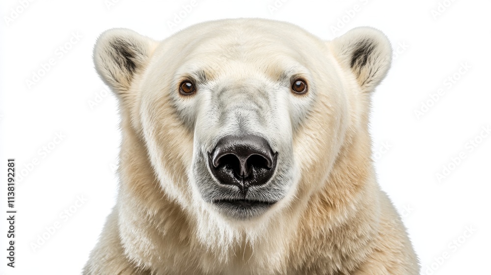 A polar bear fills the frame with its wise gaze and fluffy fur, exuding a sense of strength and grace in a tranquil setting, capturing the beauty of wildlife in a captivating way. A polar bear fills the frame with its wise gaze and fluffy fur, exuding a sense of strength and grace in a tranquil setting, capturing the beauty of wildlife in a captivating way.