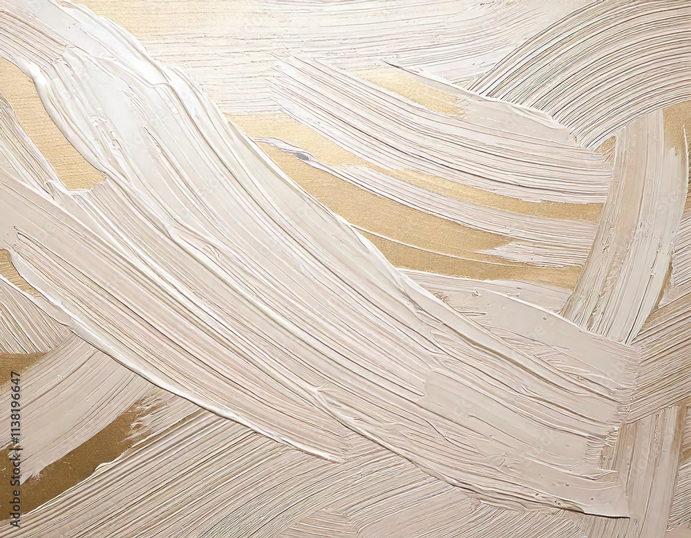 Elegant strokes in pastel beige shades Elegant strokes in pastel beige shades