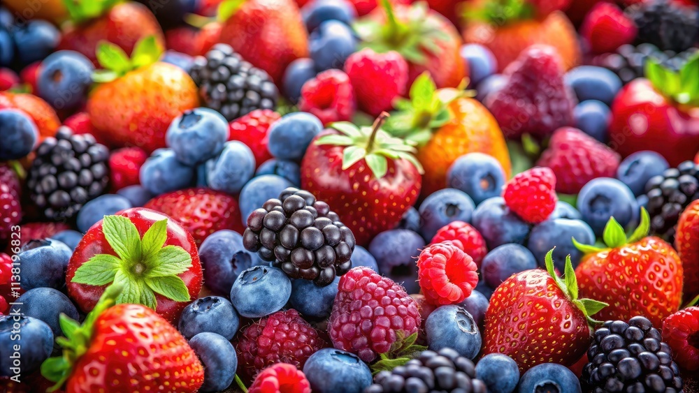 Vibrant Tilt-Shift Berry Background for Antioxidants and Detox Concepts – Fresh Fruits, Healthy Living, Nutritional Benefits, Nature's Goodness, Organic Lifestyle, Colorful Berries, Wellness Vibrant Tilt-Shift Berry Background for Antioxidants and Detox Concepts – Fresh Fruits, Healthy Living, Nutritional Benefits, Nature's Goodness, Organic Lifestyle, Colorful Berries, Wellness