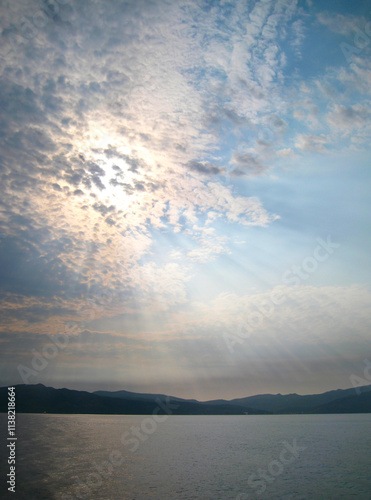 北海道　洋上の風景(稚内－礼文島)
