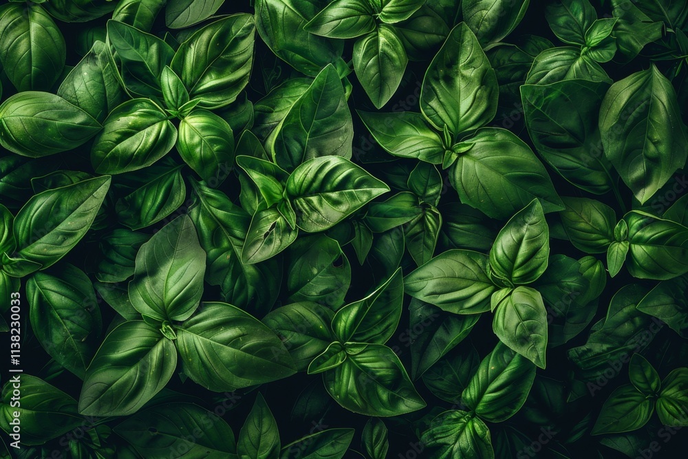 Many fresh Basil leaves texture background, fragrant spices pattern, Ocimum basilicum mockup, great basil Many fresh Basil leaves texture background, fragrant spices pattern, Ocimum basilicum mockup, great basil