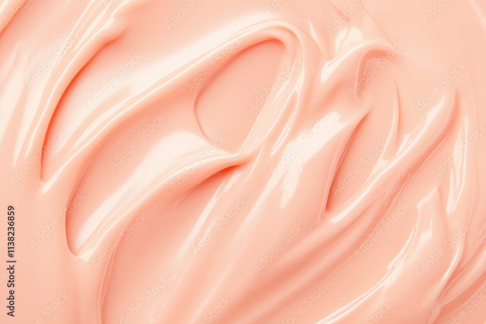 Smooth pastel pink cream texture Smooth pastel pink cream texture