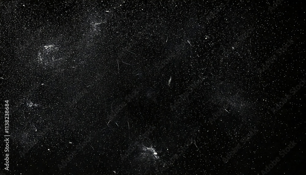 Fototapeta premium Dust and Scratches Design with Aged Photo Effect on Black Grunge Background