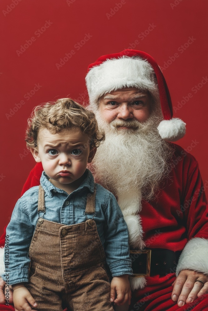 Lively break season, attractive toddler boy! copy space. Isolated white toddler boy in holiday lap on red background. Santa lap portrait. Red santa kid photo. Kid christmas design inspiratio. Lively break season, attractive toddler boy! copy space. Isolated white toddler boy in holiday lap on red background. Santa lap portrait. Red santa kid photo. Kid christmas design inspiratio.