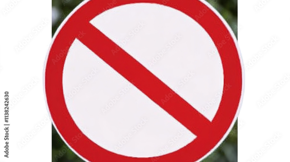 Not Allowed Sign
