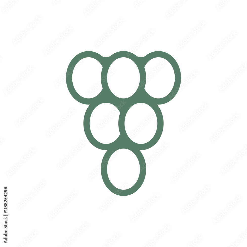 Grape Logo Template Icon Grape Logo Template Icon